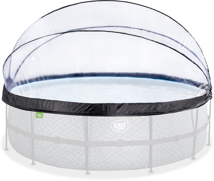 Exit toys exit auvent de piscine eco ø488cm - dôme de piscine - universel - accessoire de piscine - résistant aux intempéries