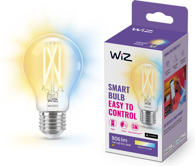 Wiz Filament Transparent A60 E27