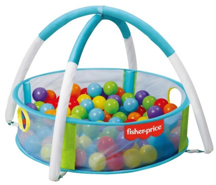 Fisher-price fisher price - piscine à balles avec arche - 25 balles incluses - diamètre 72 centimètres - fonction ludique pour développer la coordination œil-main