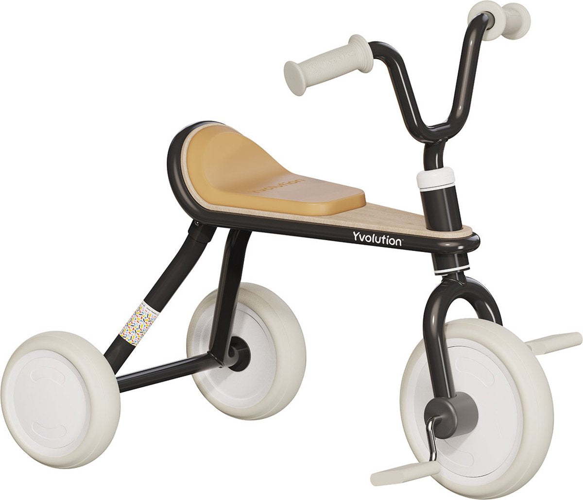 Yvolution - tricycle - tricycle classique - noir