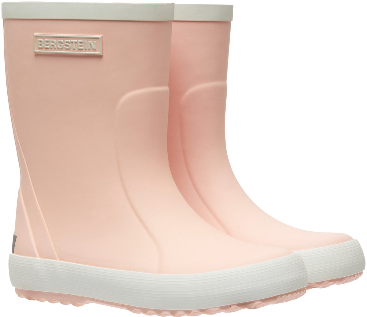 Bottes de pluie junior unisexes classiques Bergstein - rose clair