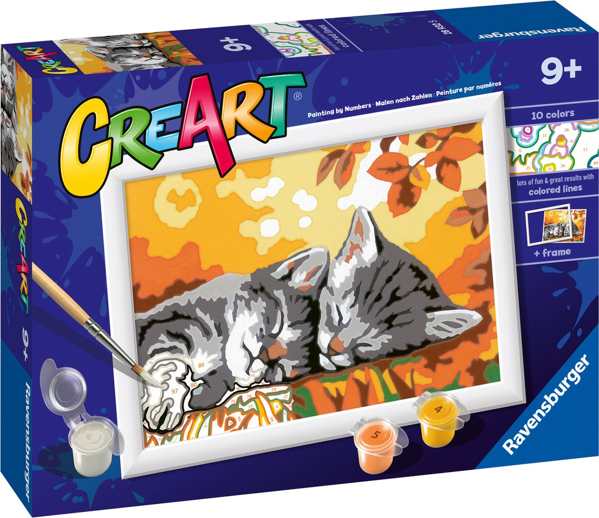 Ravensburger Creart peinture au numéro d'automne chaton