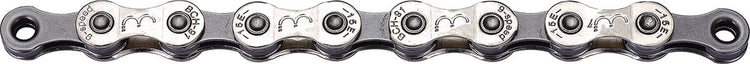 Bbb cycling powerline chaîne de vélo - chaîne de vélo 9 vitesses vélo de course - 114 maillons - gris et nickel - bch-91