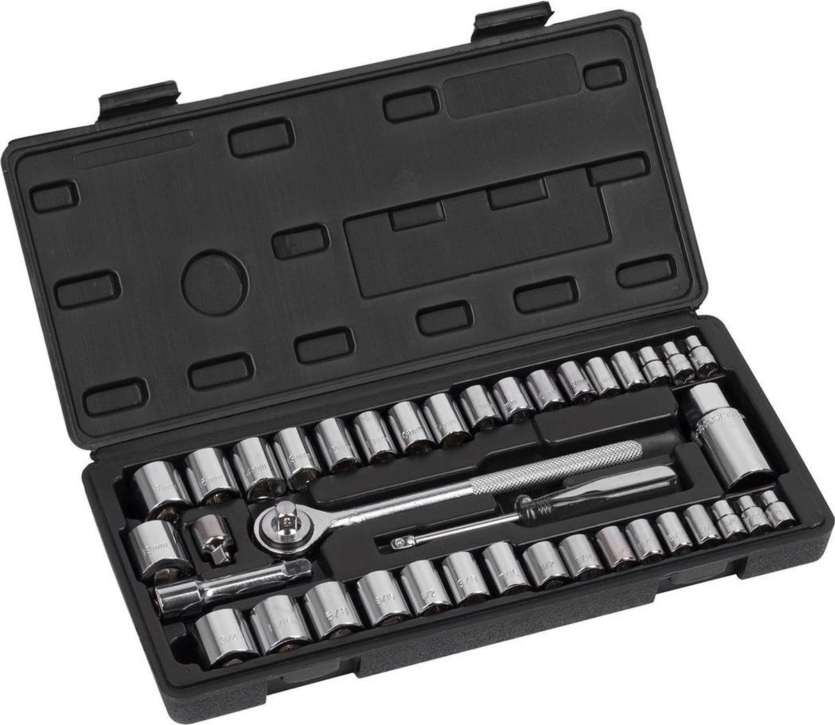 Kreator - outils à main - krt500103 - jeu de clés à douille - 39 pcs.