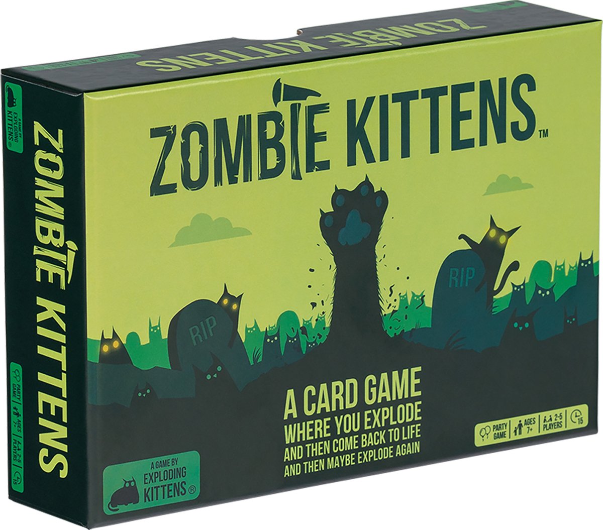Chatons explosifs chatons zombies - Jeu de cartes anglais