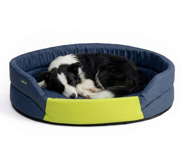 Peluvio arita – lit pour chien hydrofuge – lit pour chien résistant aux taches – taille L – fond antidérapant – léger, adapté aux voyages – entrée basse sans bords – mousse durable – faible odeur facile à nettoyer – confort pour chaque chien