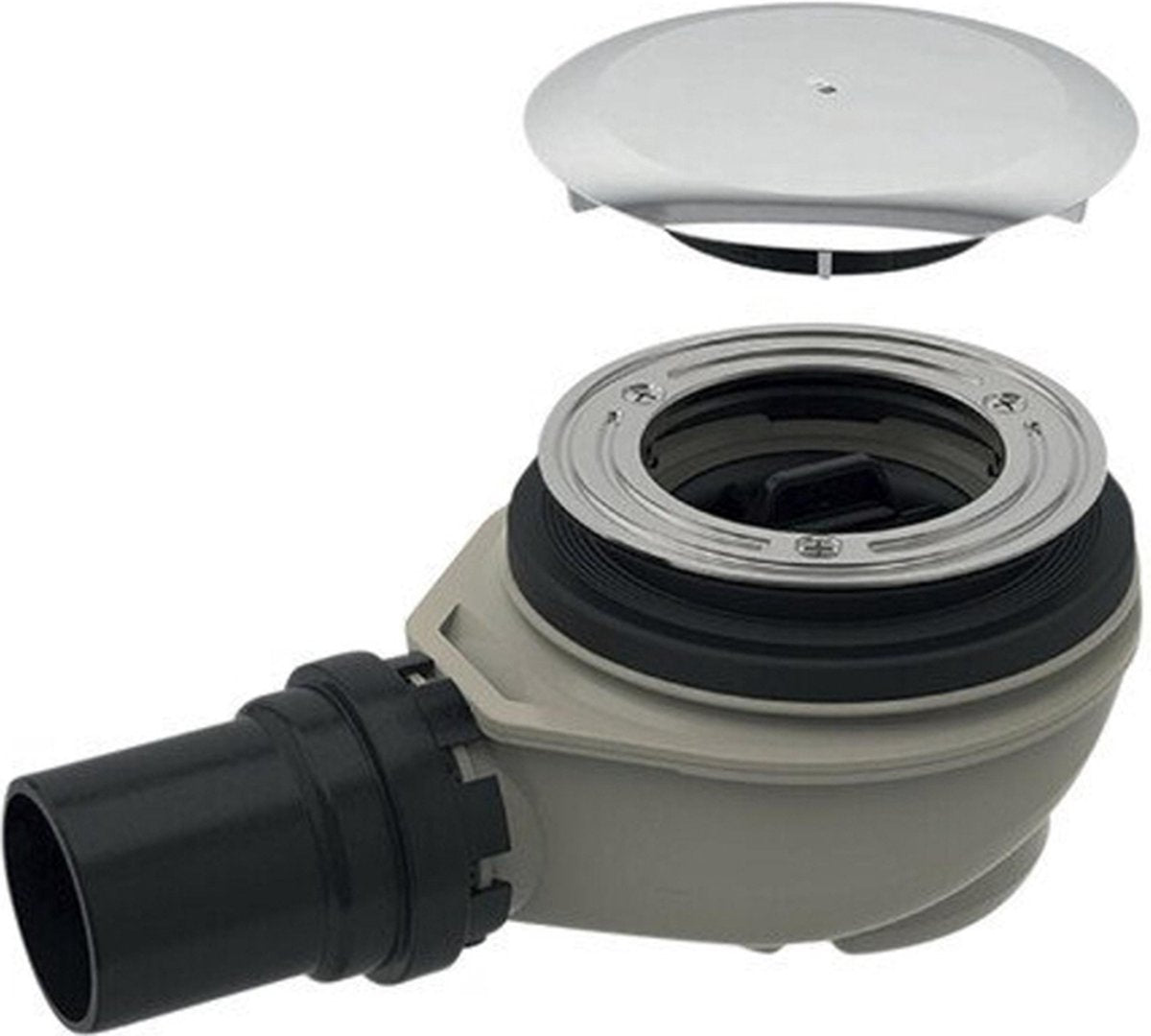 Bonde de receveur de douche Geberit avec couvercle 90 mm. chromé