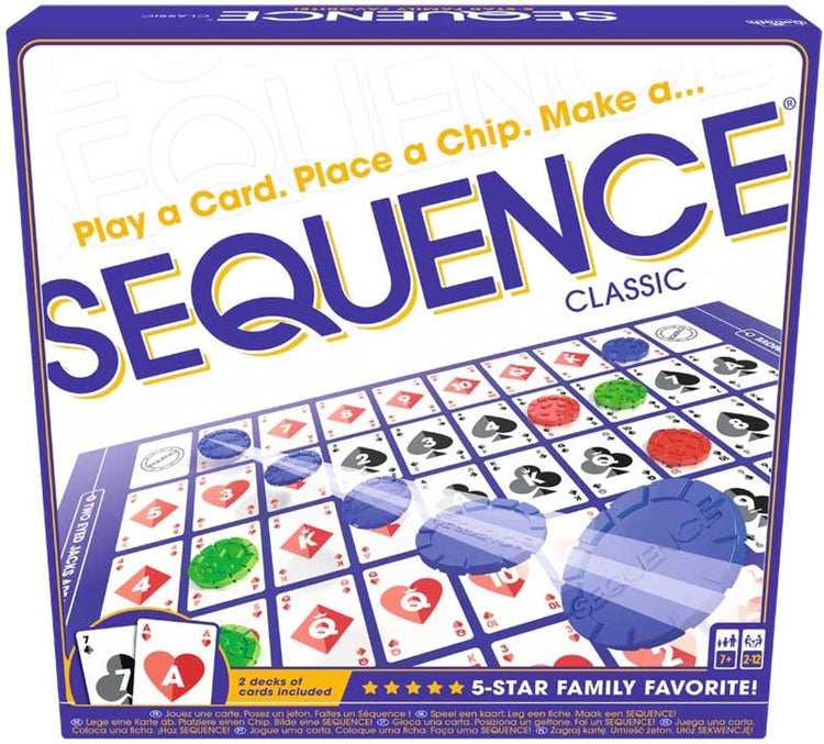 Jeu de société séquentiel sans marque sans marque, jeu de stratégie éducatif pour les enfants et les familles - Anglais