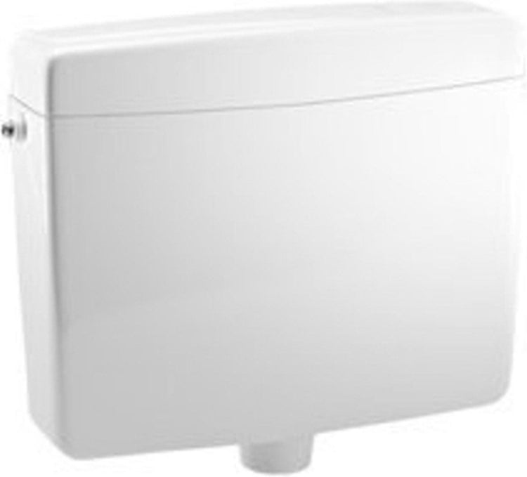 Réservoir suspendu Plieger Spree avec bouton d'économie d'eau pour interruption du rinçage - Dualflush - blanc - réservoir (réglable de 6 à 9 litres)