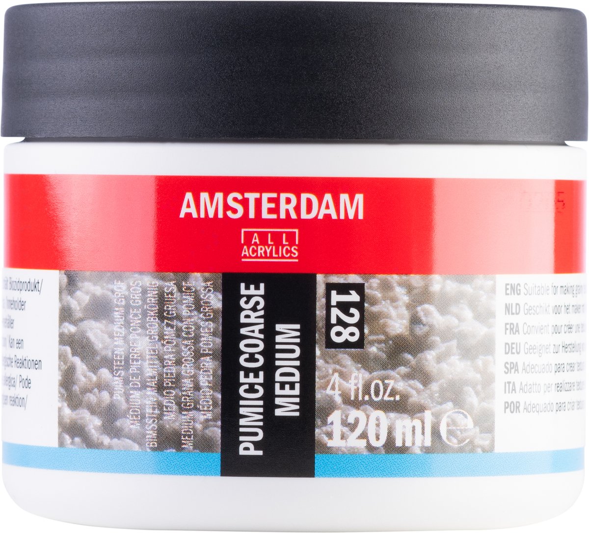 Pierre ponce Amsterdam moyennement grossière 128 | mini-120 ml