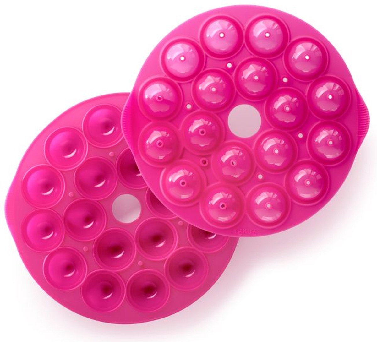 Lékué moule à cake pop - silicone - rose