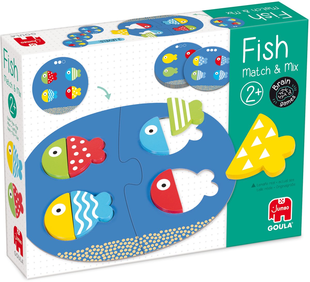 Goula jumbo - - mélange d'allumettes de poissons - jeu éducatif