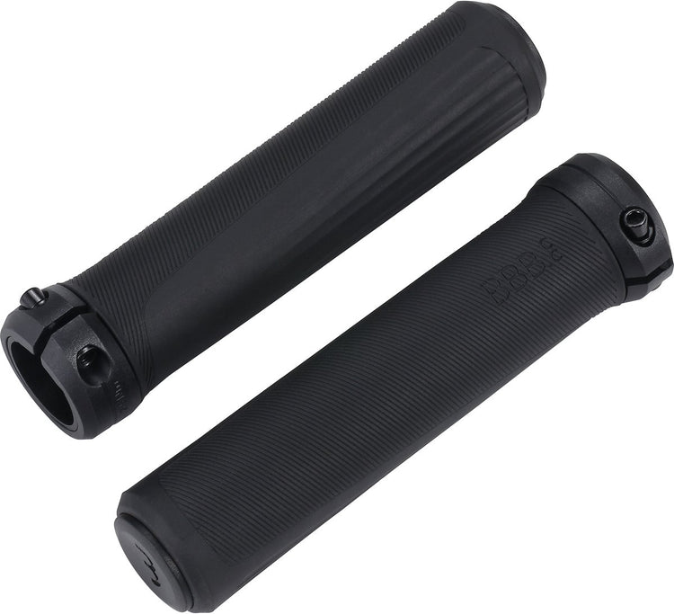 Bbb cycling steadyactive poignées de guidon ergonomiques vélo – 135 mm 30-32od – noir gris - bhg-115