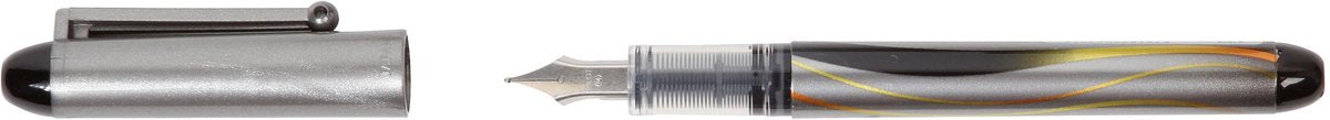 Stylo plume Pilot vpen moyen argent noir | 12 pièces