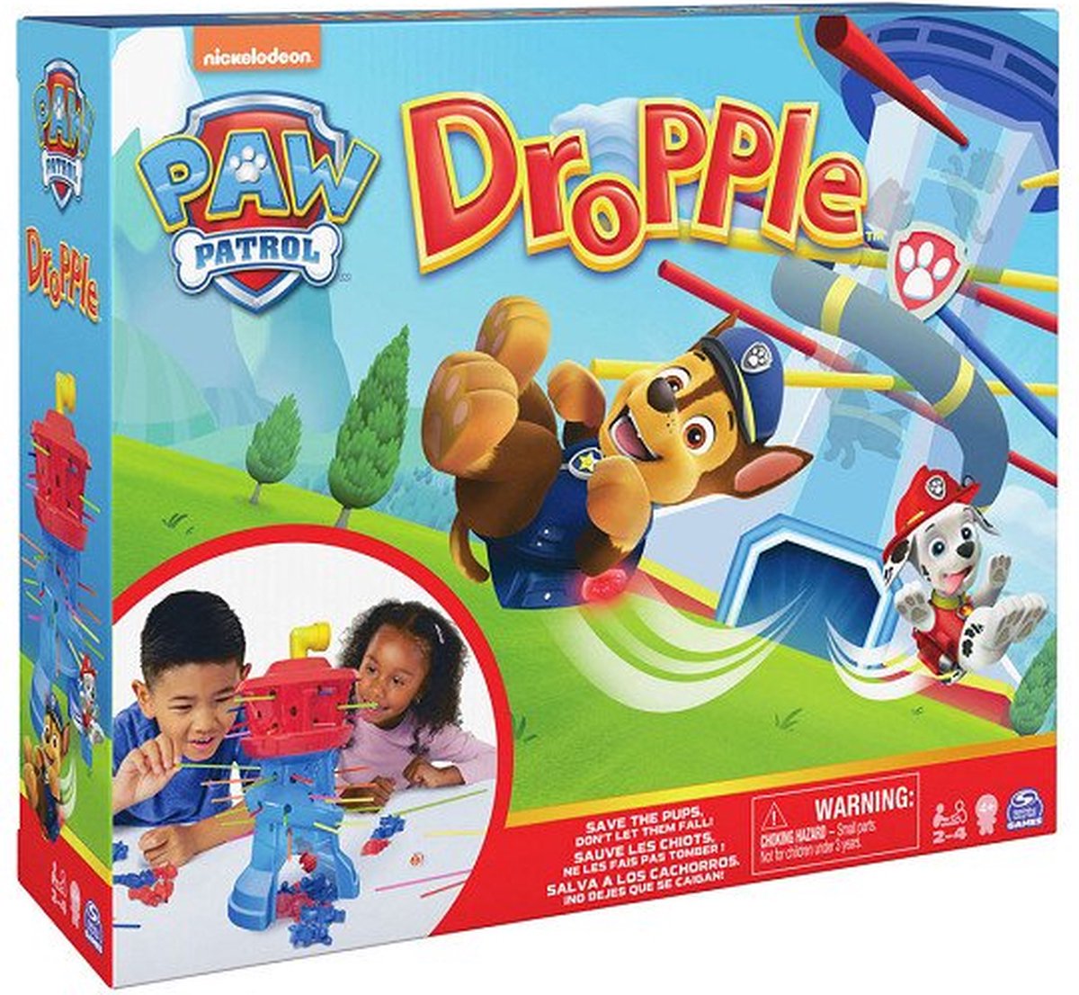 Jeu de gouttes de patrouille Paw