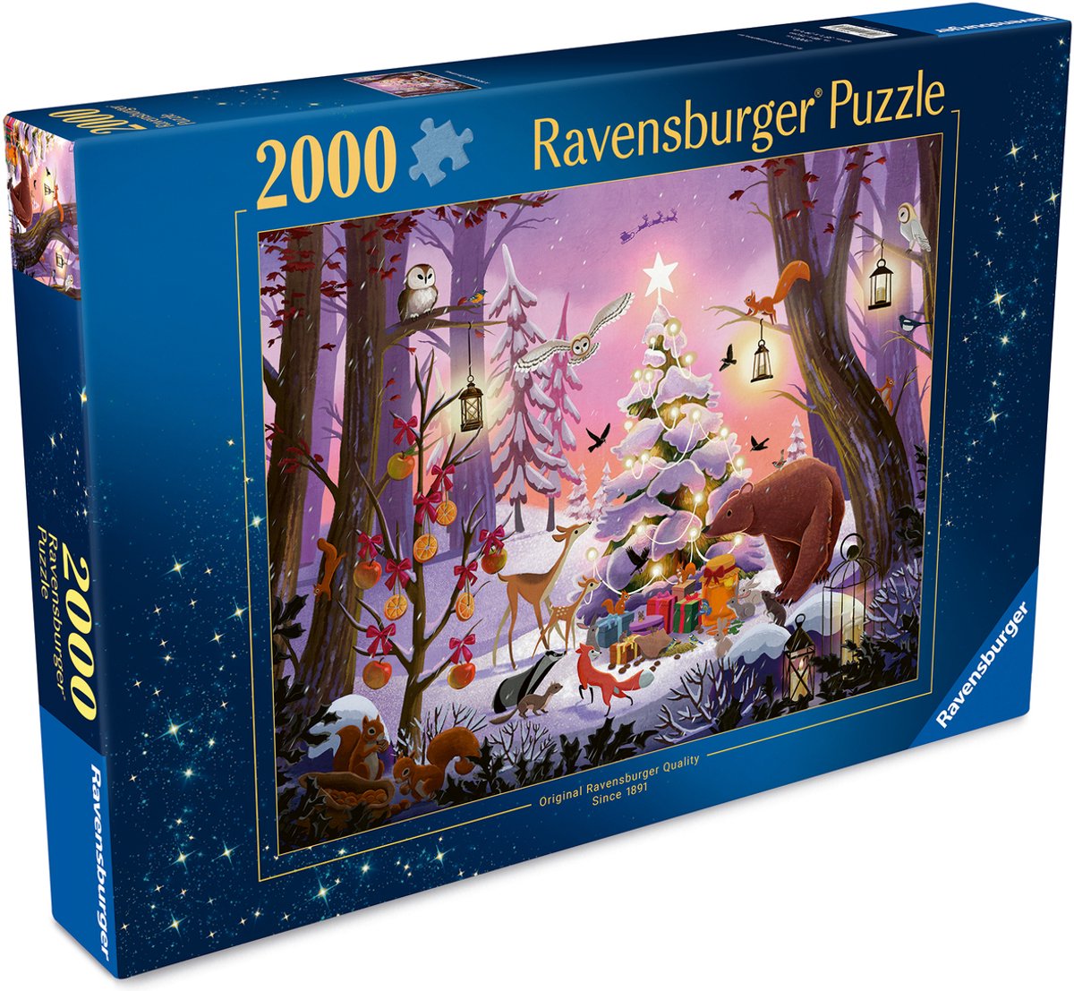 Ravensburger - Noël dans les bois - puzzle - 2000 pièces