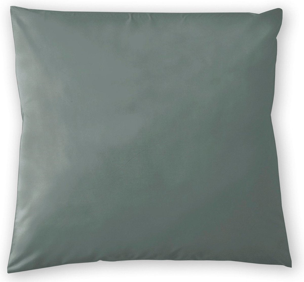 Cendrillon - 2x taie d'oreiller avec fermeture éclair - basic - lot de 2 pièces - 80x80 cm - vert