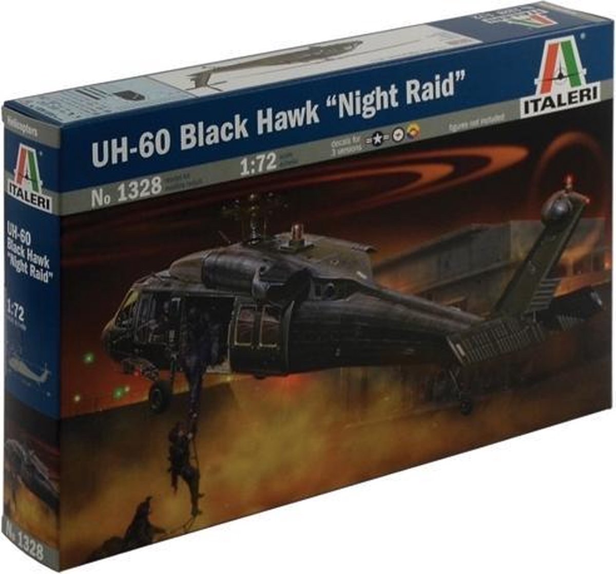 Italeri 1328 1:72 kit de montage hélicoptère