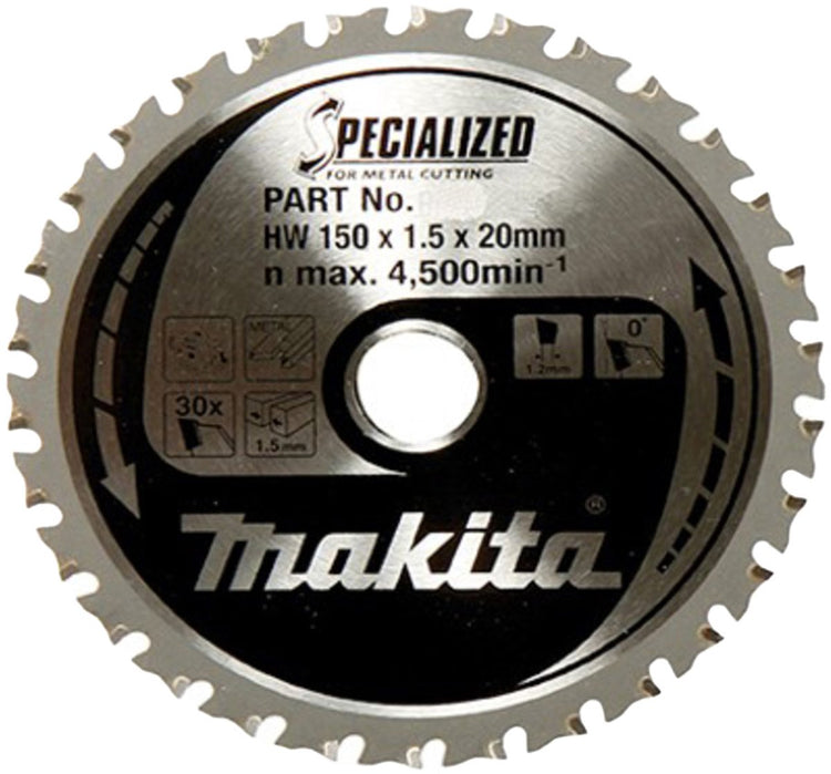 Accessoires Makita lame de scie circulaire acier | spécialisé 150x20x1.5 32t 0g - b-47036 b-47036