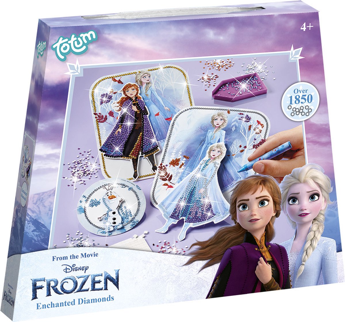 TOTUM Disney Frozen 2 - 3D Cartes avec strass