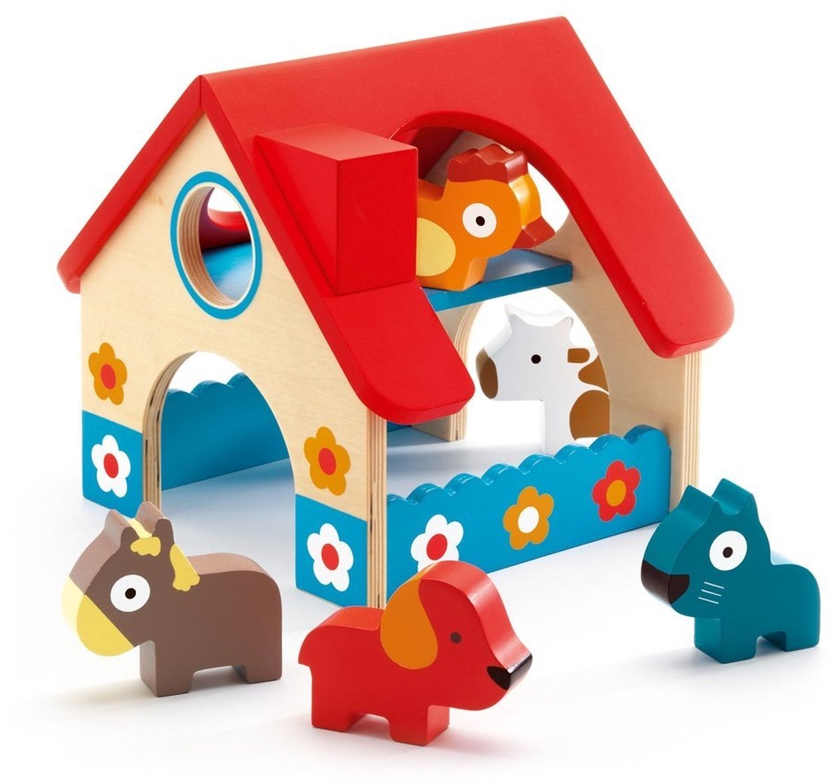 Djeco mini ferme couleurs bébé