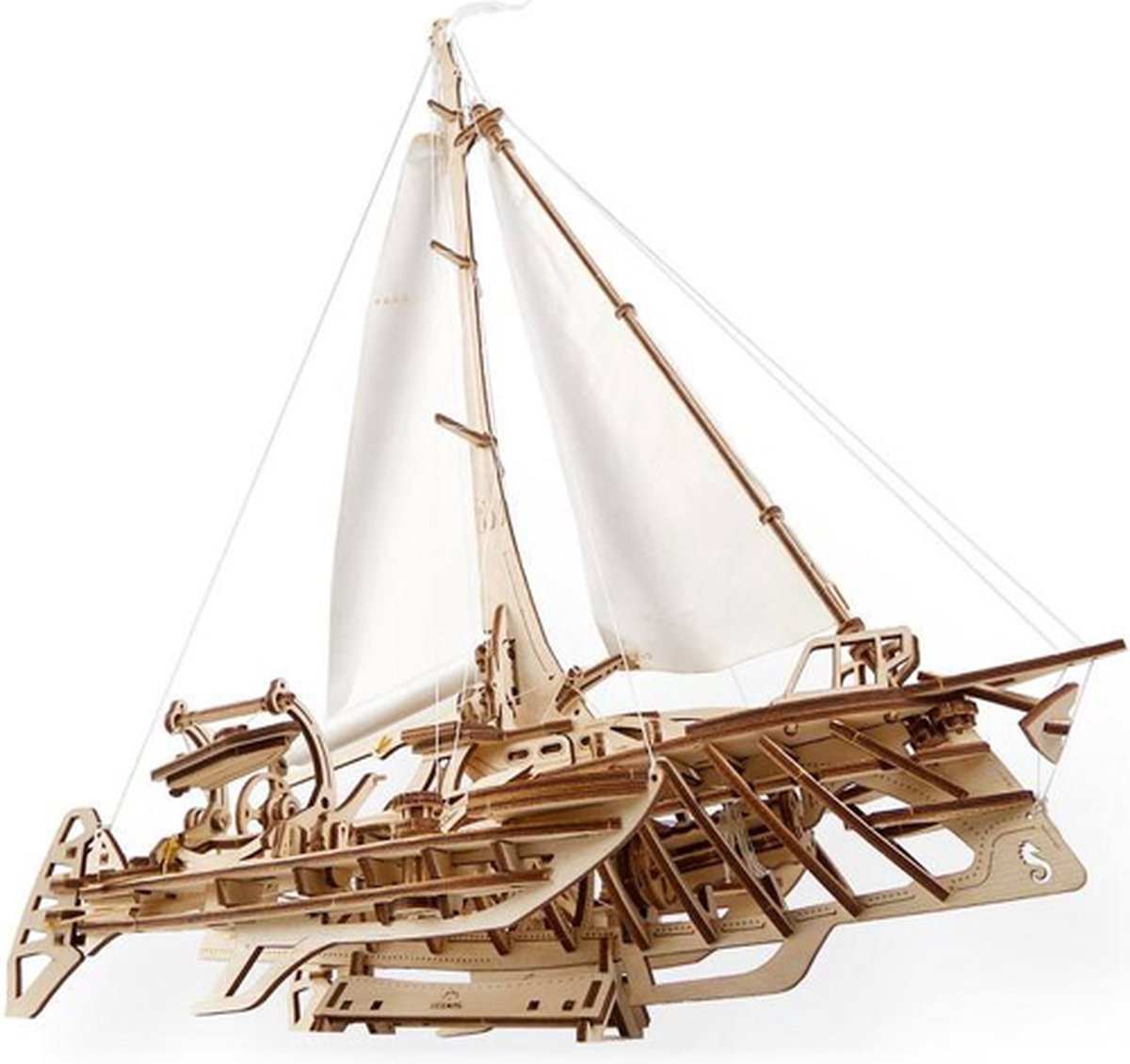 Modèle 3D en bois Ugears - trimaran merihobus