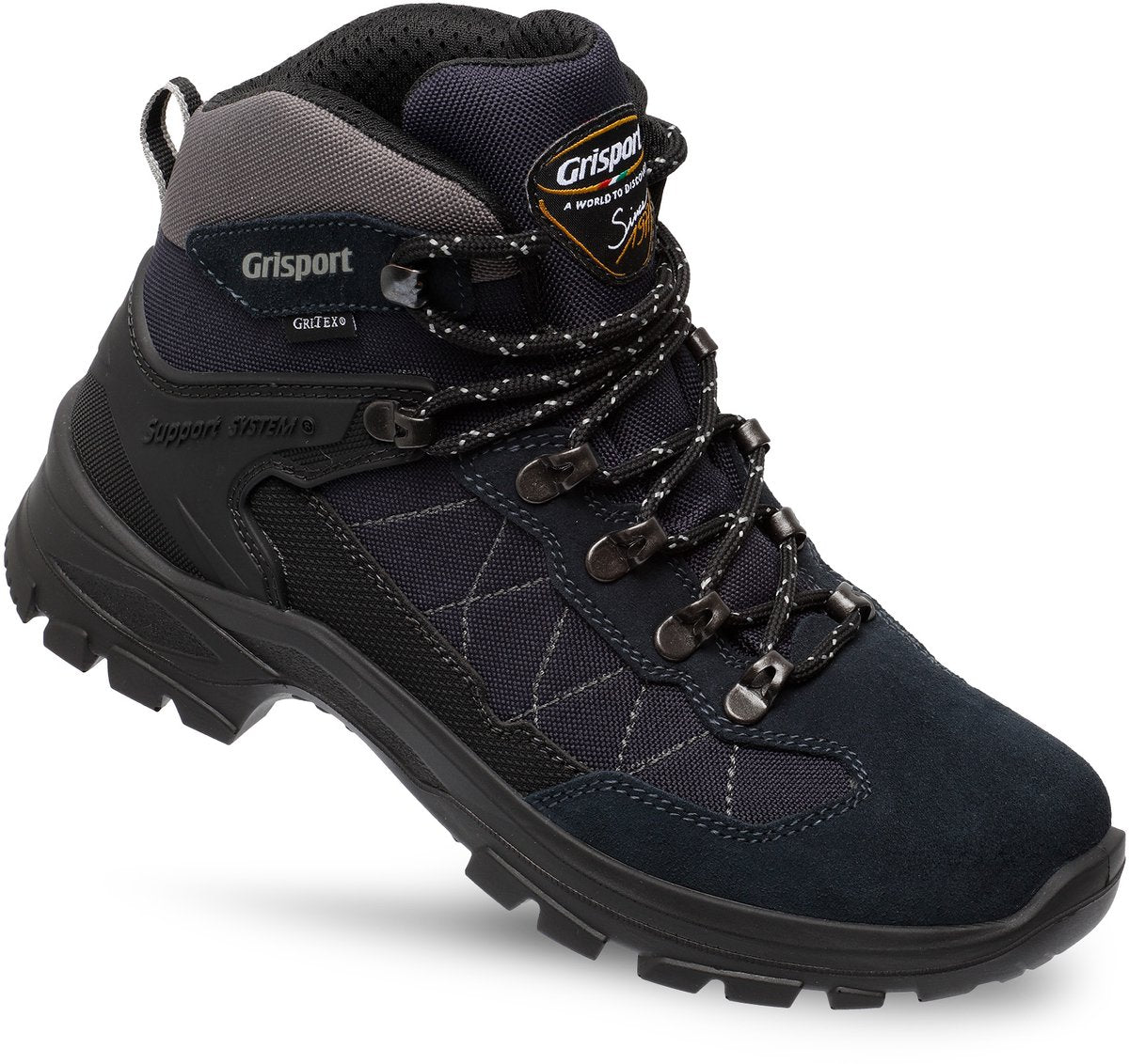 Chaussures de randonnée unisexe Grisport scout mid - bleu
