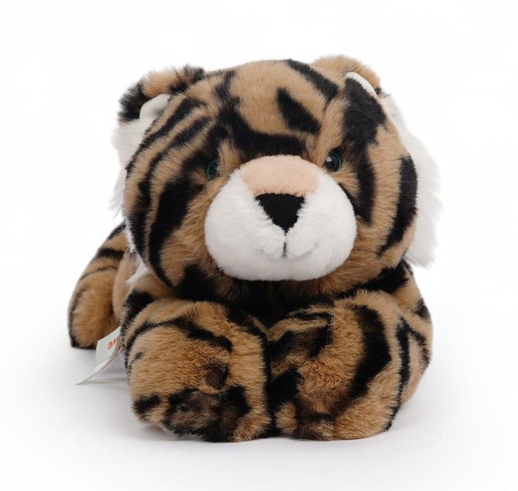 Peluche One love - tigre zenda - 35cm - jaune et noir - 0 ans