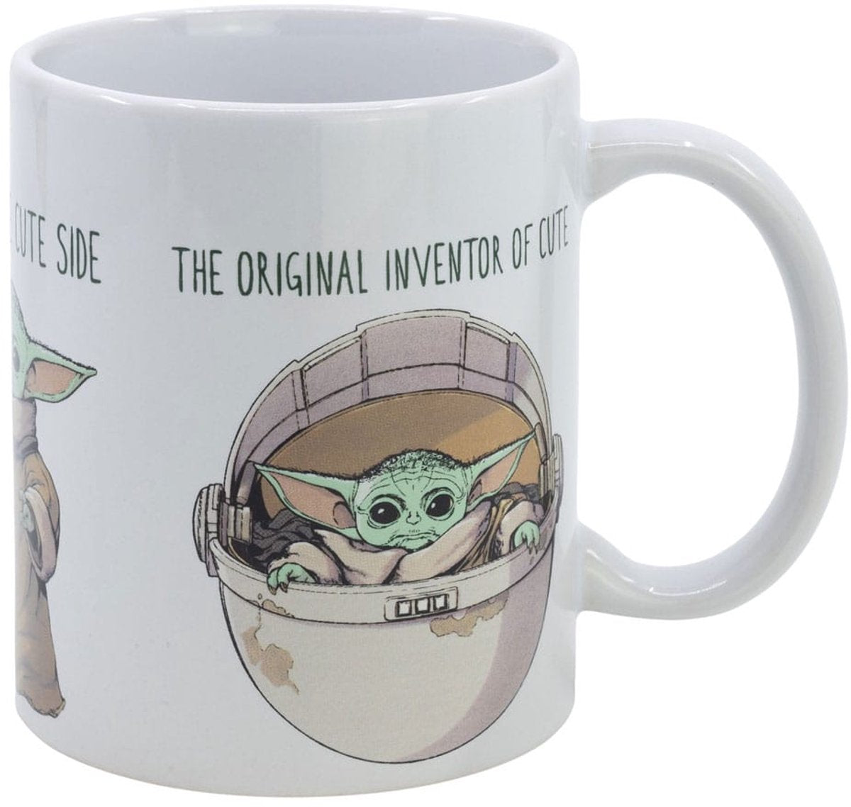 Stockage star wars mandalorian - mug - baby yoda - grogu - 325ml -