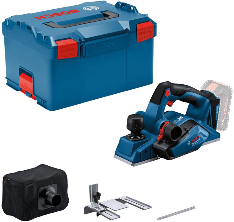 Bosch bleu gho 18v-26 professionnel | raboteuse sans fil | excl. batterie et chargeur | en l-boxx 238 - 06015b5000