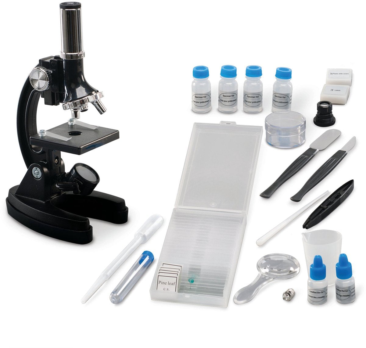 Ressources d'apprentissage ensemble de microscopes geosafari® micropro™ de 95 pièces - 6+