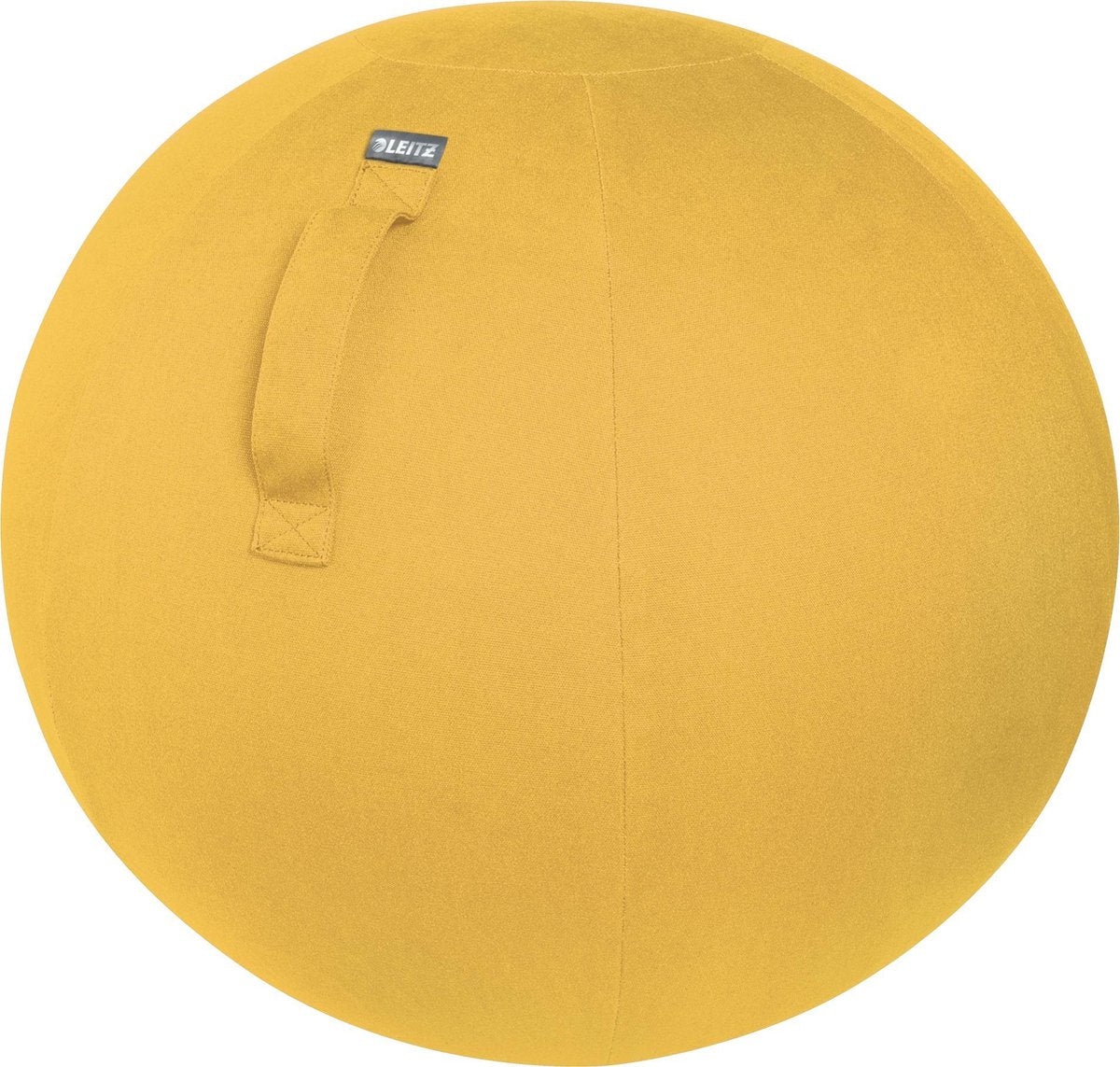 Leitz ergo cosy actif ballon d'assise ergonomique 65 cm - avec pompe à main - idéal pour le bureau à domicile - jaune chaud