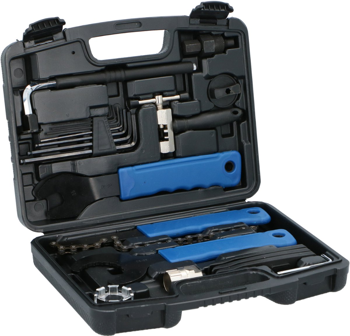 Kinzo kit de réparation de vélo 21 pièces - kit de réparation de vélo avec étui - outils de vélo pour la réparation et l'entretien - outils et accessoires de vélo