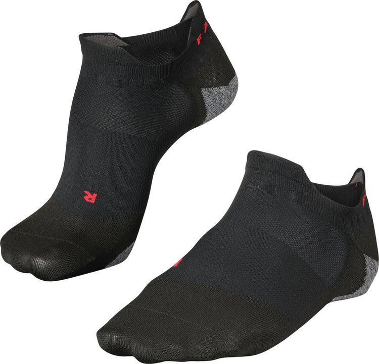 Falke ru5 race invisible anti-ampoules matériau fonctionnel chaussettes de course hommes noir - taille 46-48