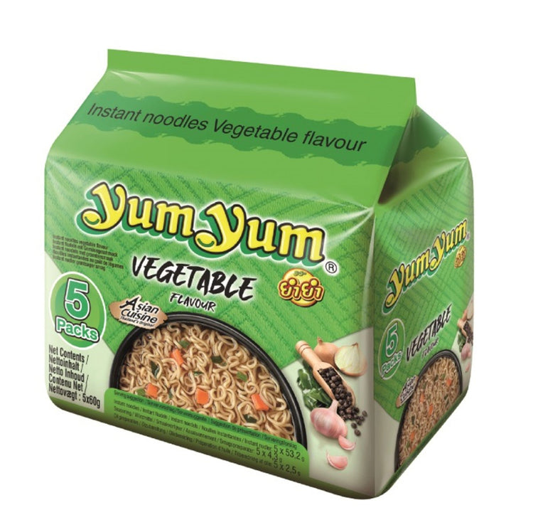 Yum miam soupe de nouilles aux légumes 5-pack - 6 x 300gr - pack économique