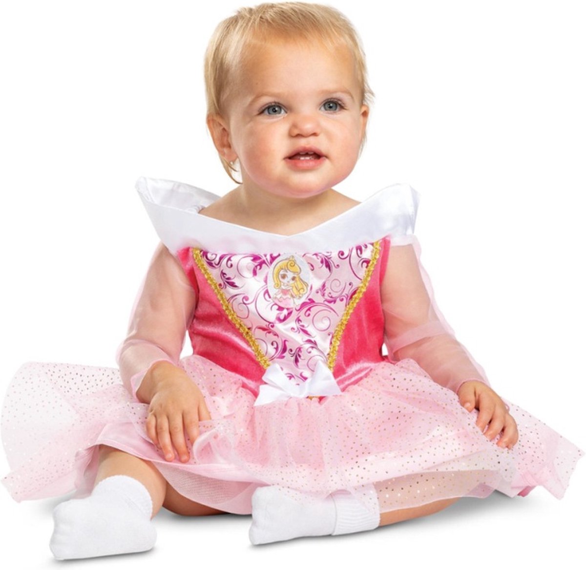 Déguisement Disney La Belle au Bois Dormant Aurore Costume Classique Robe Enfant - Enfants jusqu'à 1 an - Rose