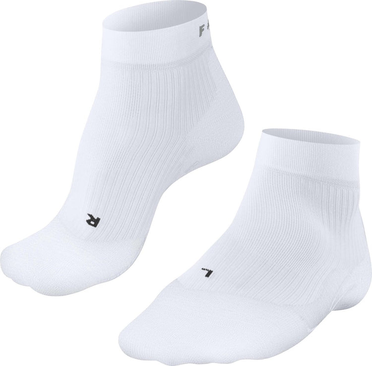 Falke te 4 chaussettes de tennis courtes anti-ampoules en coton matière fonctionnelle femme blanc - taille 39-40