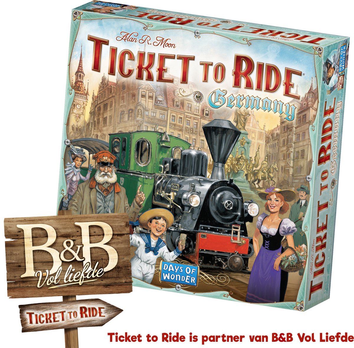 ASMODEE TICKET pour monter le jeu de société en Allemagne