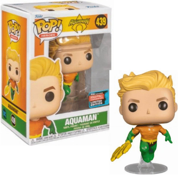 Funko dc comics - pop n° 439 - aquaman nycc 2022 exclusif le