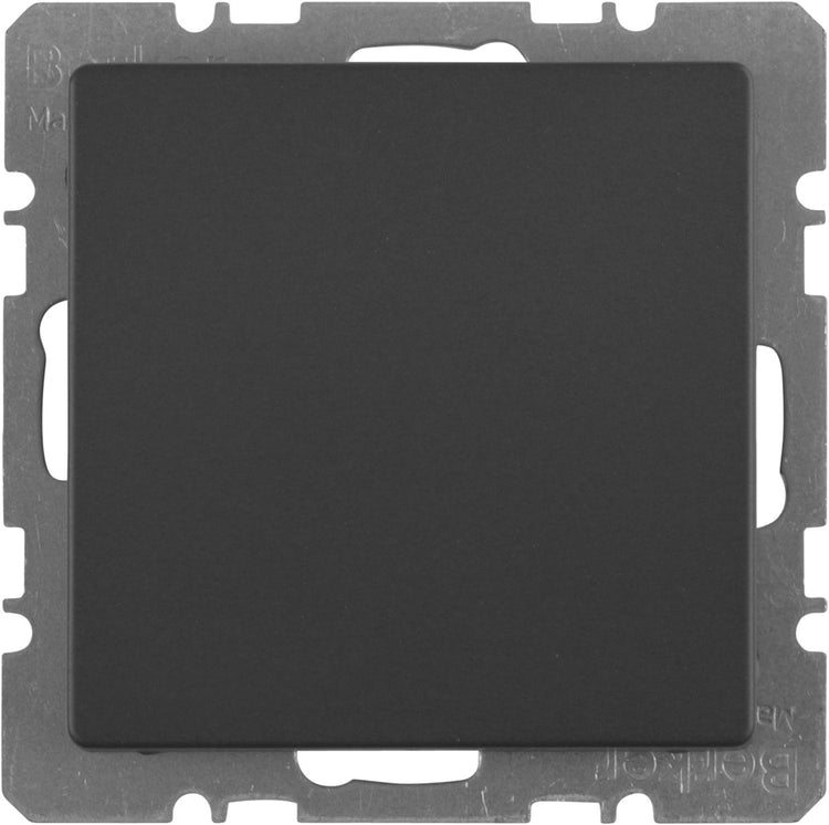 Plaque d'obturation Berker q1 - à encastrer - anthracite