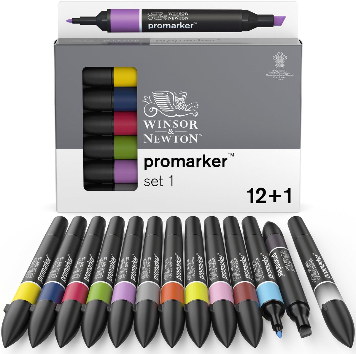 Winsor Newton 0290137 promarker™ 12+1 | marqueurs de mise en page professionnels marqueurs à alcool