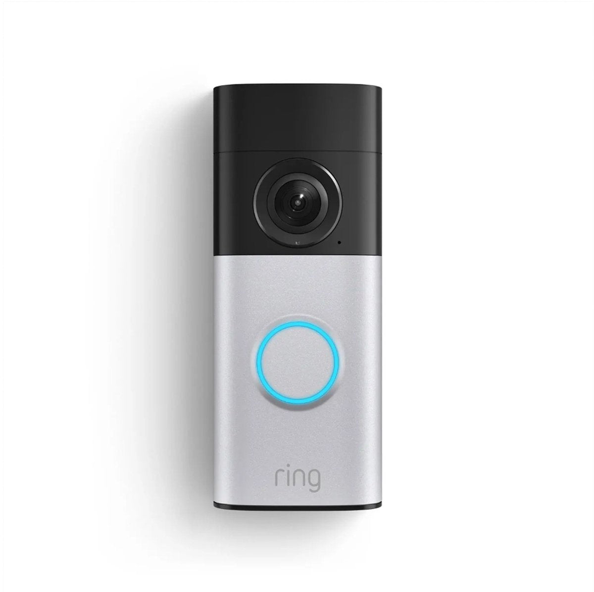 Sonnette vidéo filaire Ring plus - nickel satiné - connexion fixe - rétinien 2k