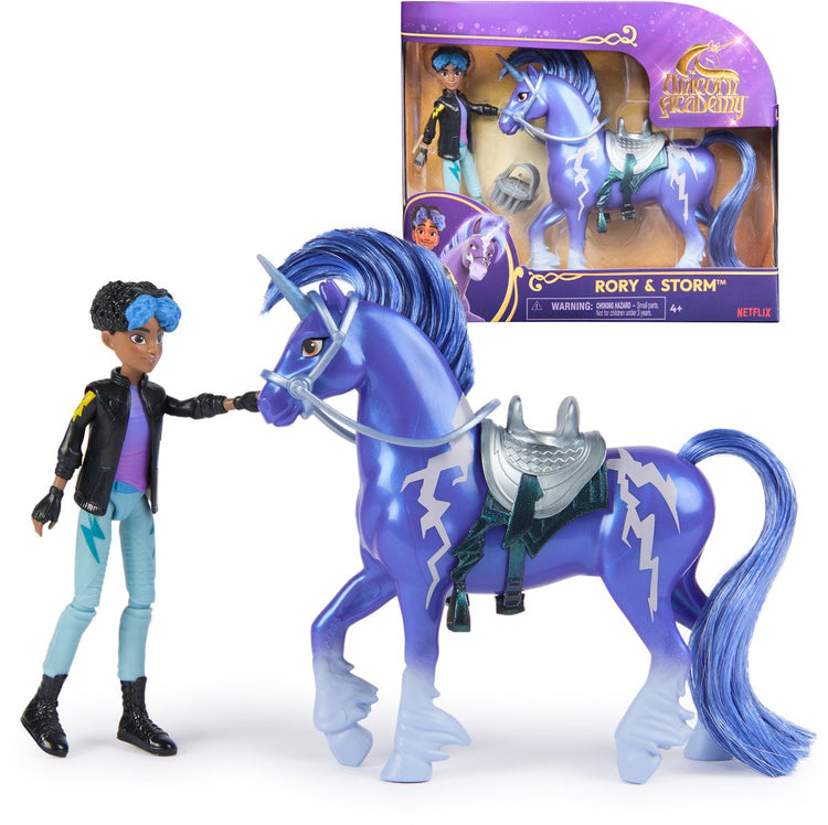 Poupée Unicorn Academy Rory et Unicorn Storm 11,5 cm et 12,5 cm