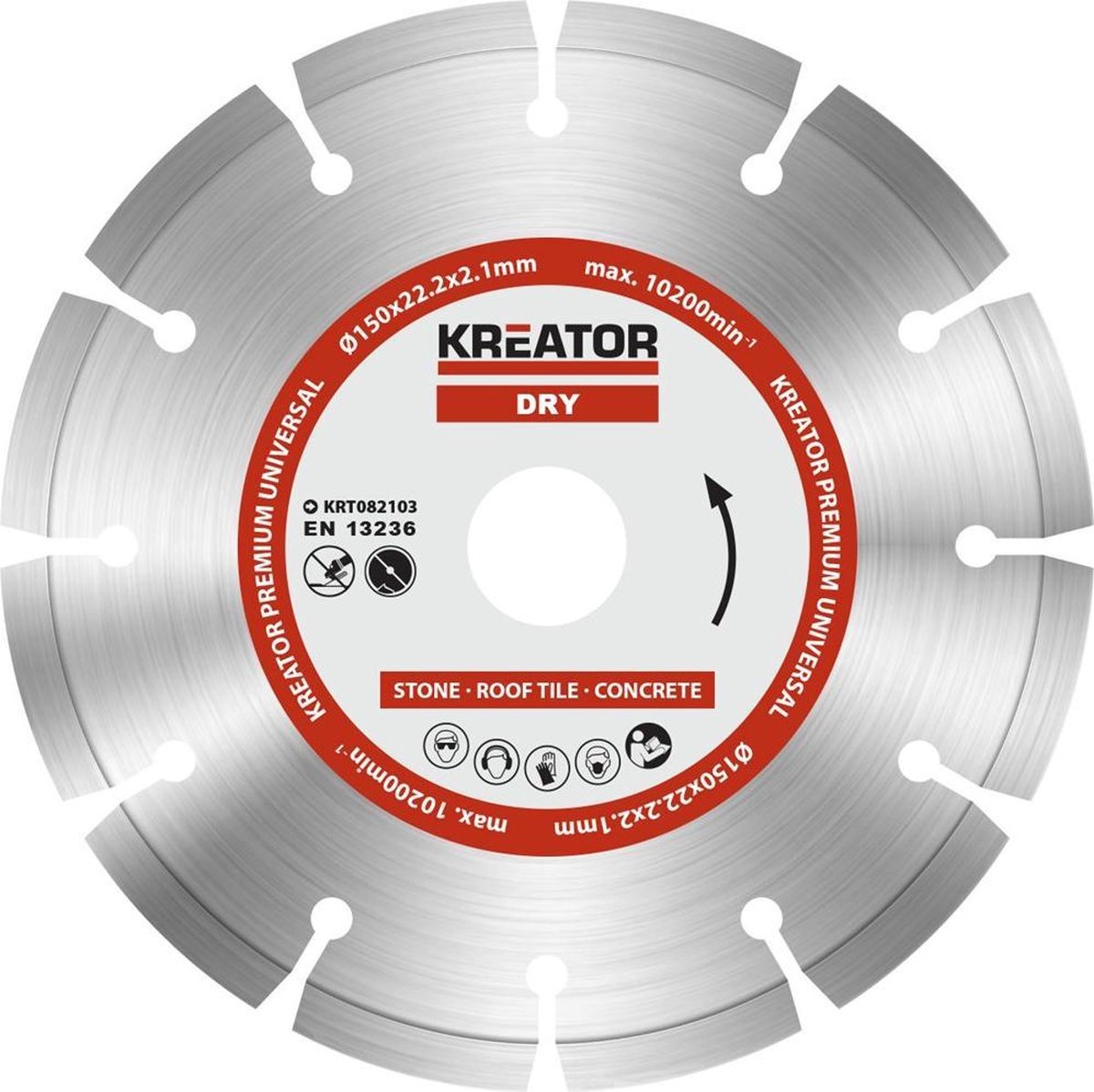 Disque à tronçonner diamanté Kreator krt082103 – ø150mm