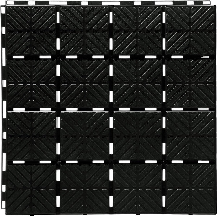 Prosperplast easy square series - caisse de jardin modulable - antidérapante - 40 x 40 cm - noir