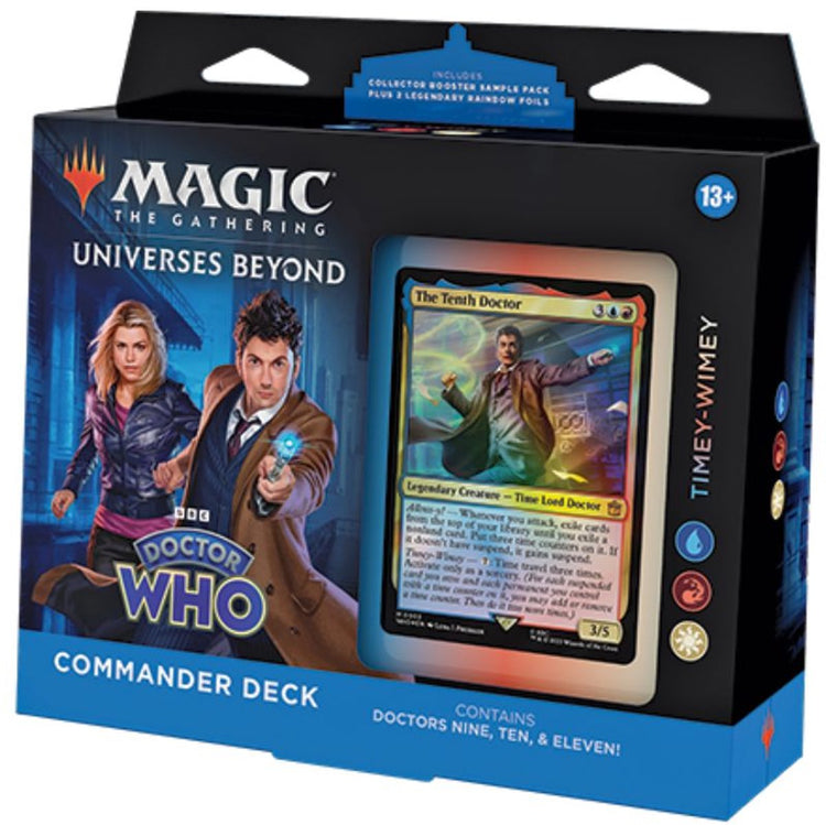 Wizards of the Coast LLC Magic: The Gathering - Assortiment de decks Doctor Who Commander (4 decks Commander) - Royaume-Uni