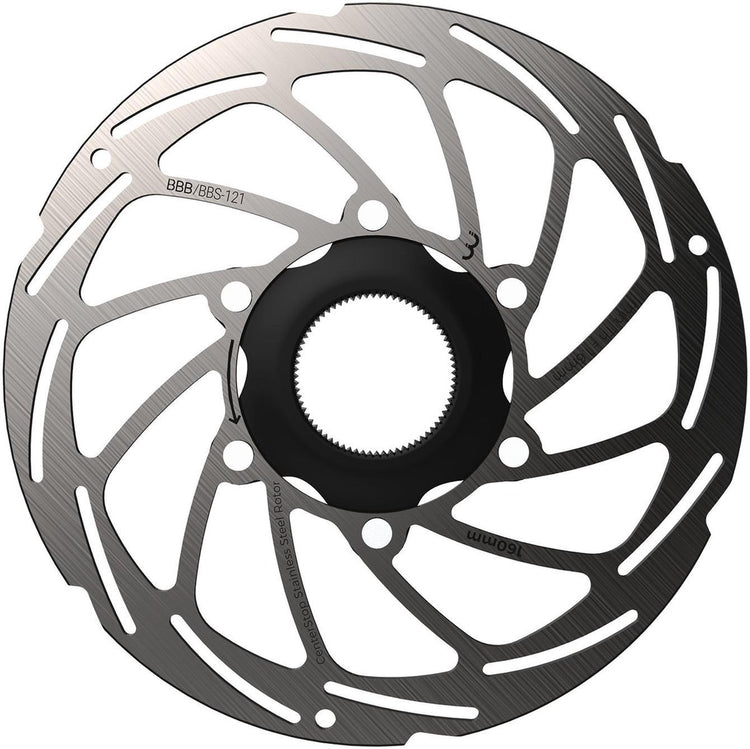 Bbb vélo frein à disque arrêt central disque de frein à verrouillage central bbs-121 - argent - 160 mm