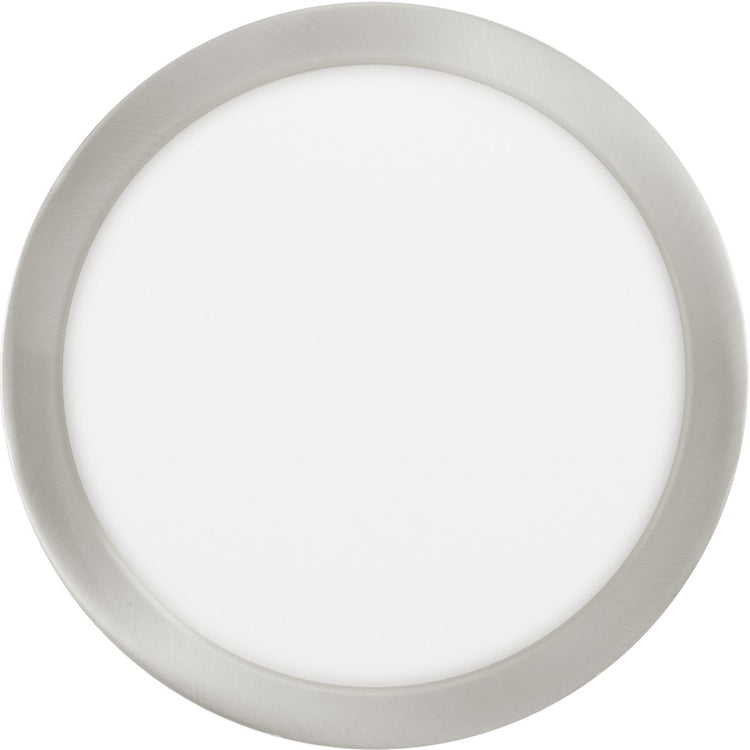 Lampe encastrable intelligente Eglo connect.z fueva-z - ø 21,6 cm - gris blanc - lumière blanche orientable - dimmable - zigbee