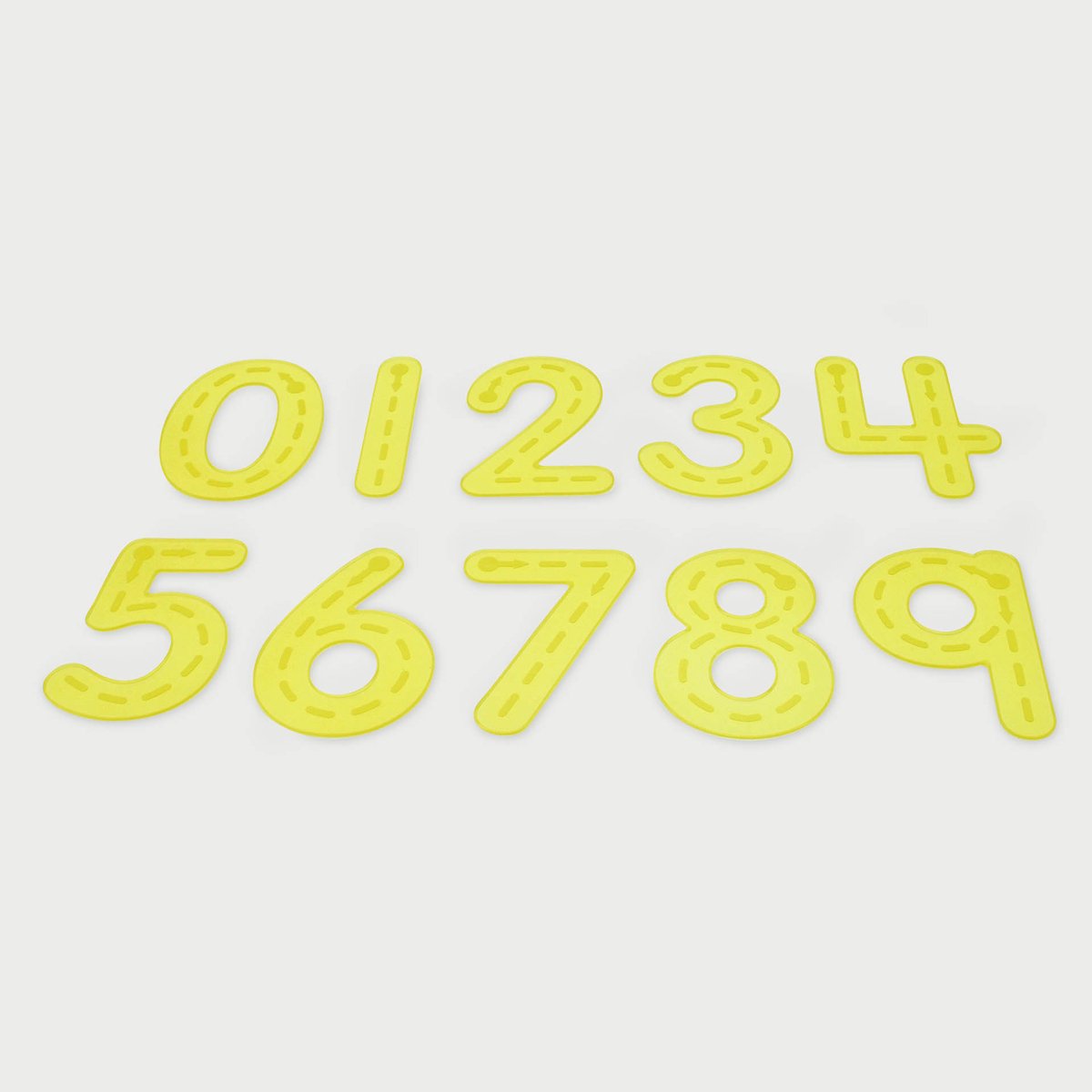 Chiffres en silicone Tickit® - jaune