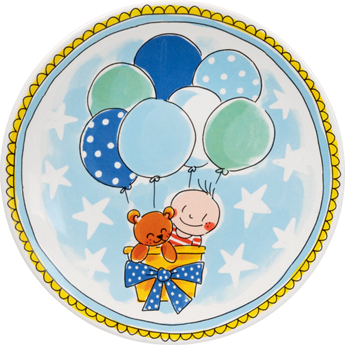 Blond Amsterdam, spéciaux, assiette 22 cm bébé garçon